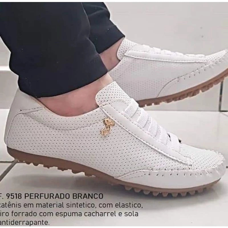 tenis feminino estilo mocatenis confort