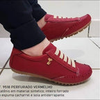 tenis feminino estilo mocatenis confort