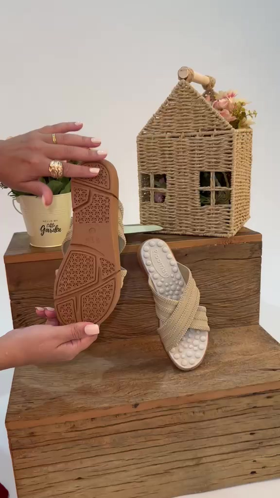 Chinelo Ortopédico com Elástico Trançado e Palmilha Massageadora Ideal para Esporão e Faciste Plantar
