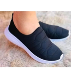 Kit 2 Tênis Feminino Calce Fácil Slip On | Confortável Flexível Esportivo Caminhada