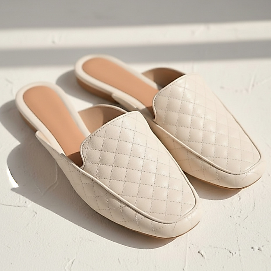 Sandália Feminina Sapatilha Ortopédica Salto Baixo Mule Confortável Elegante Casual - Promoção !
