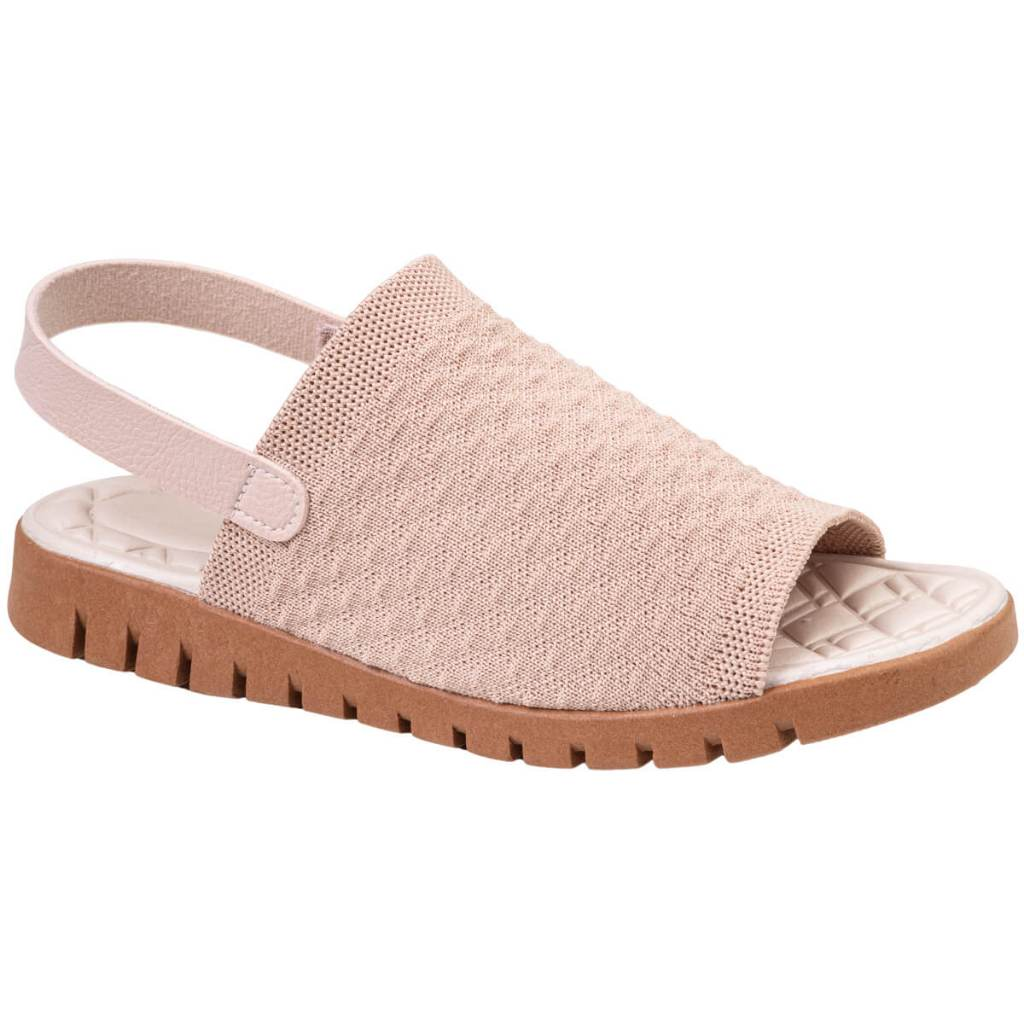 Sandália Feminina Ortopédica Knit Calce Fácil Meia Elástico Anatômica Massageadora Confortável 7603