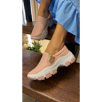 Ténis Feminino Slip On Casual Confortável Versátil Simples