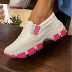 Ténis Feminino Slip On Casual Confortável Versátil Simples