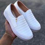 Tênis Sapatênis Sapatilha feminino Slip On Zíp casual Leve e confortável envio imediato
