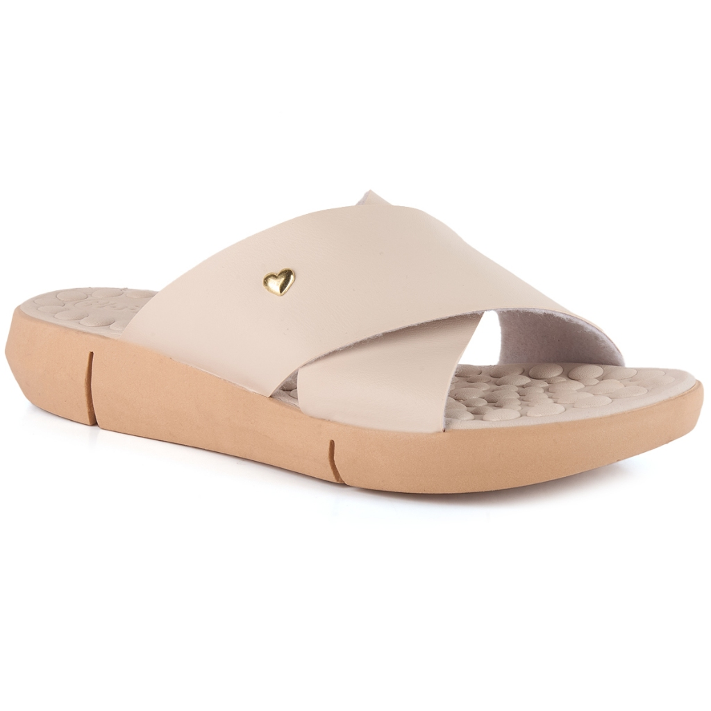 Chinelo Feminino Ortopédico Original Ploomer Tamanco Casual em X Super Sola Eva Leve Macio Confort
