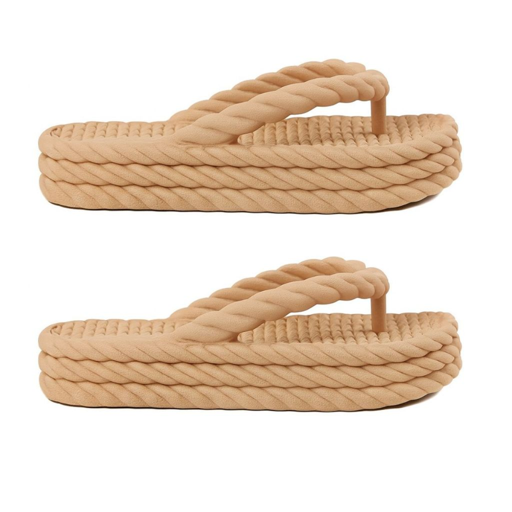Kit 2 Pares Chinelo Plataforma Nuvem Sandalia Feminino 3 Tranças Casual Estilo Piccadilly Ortopedica