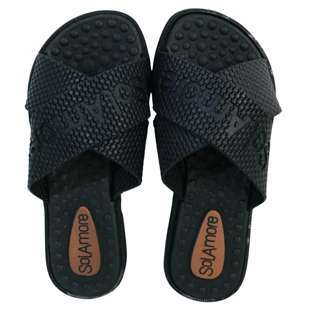 Chinelo Feminino Rasteira Ortopedico Massageador Macio Sol
