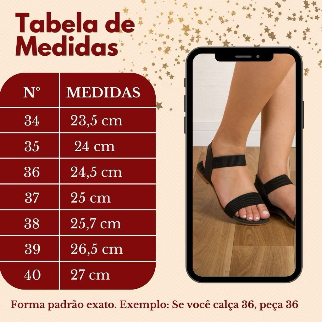 Sandalia Feminina Ortopedica Elastico Casual Macia Confortavel Promoção