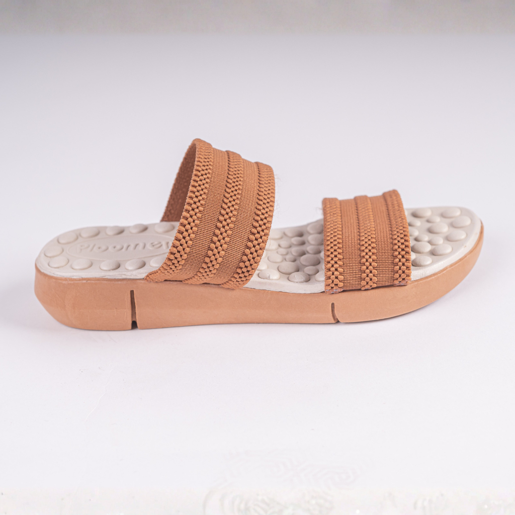 Chinelo Ortopédico com Elástico Trançado e Palmilha Massageadora Ideal para Esporão e Faciste Plantar