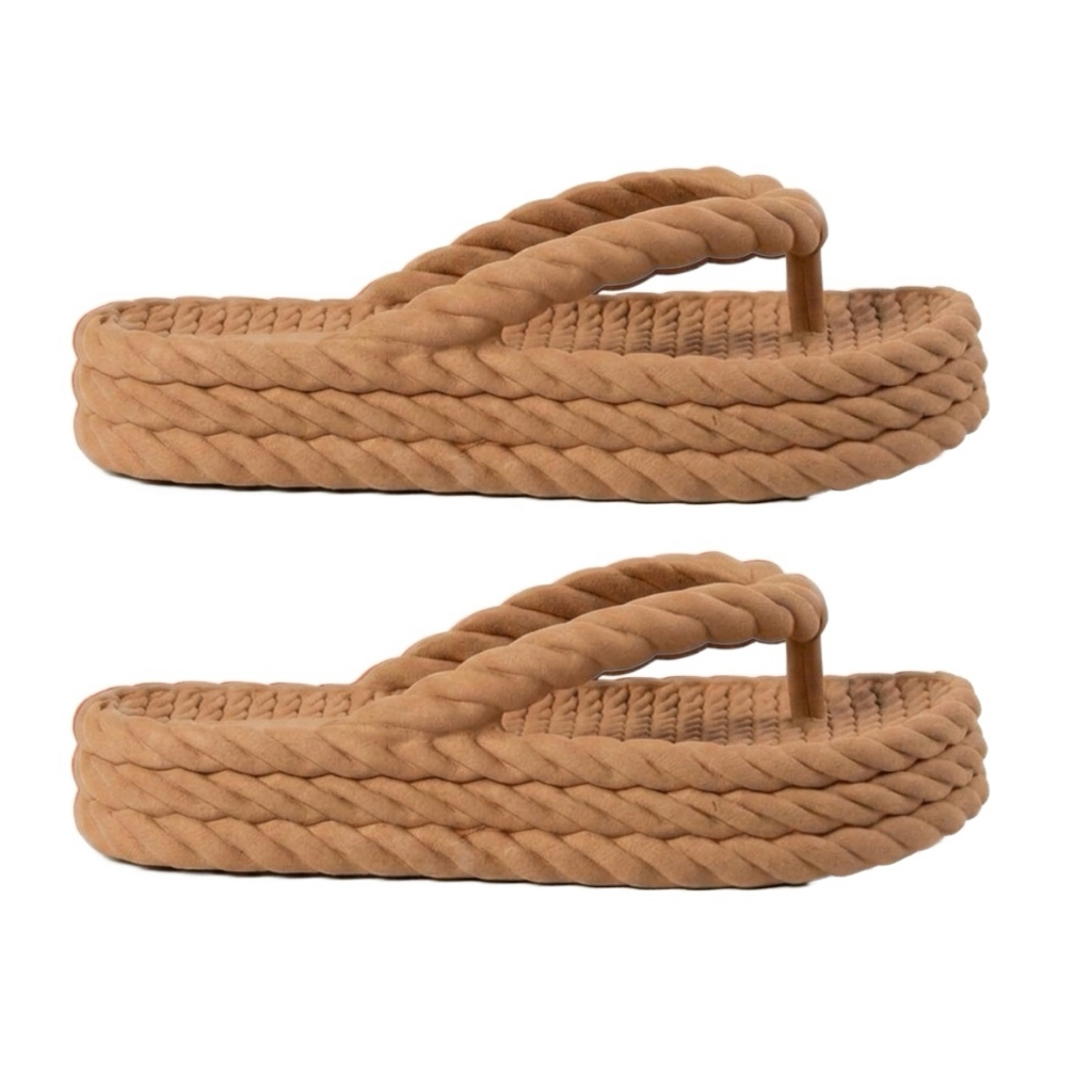 Kit 2 Pares Chinelo Plataforma Nuvem Sandalia Feminino 3 Tranças Casual Estilo Piccadilly Ortopedica