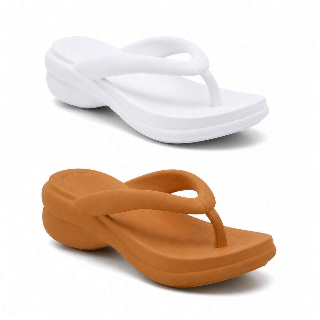 Kit 2 Pares Sandalia Ortopedica Original Esporao Fascite Plantar Tamanco Feminino Estilo Piccadilly