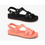 Kit 2 Pares Sandália Papete Feminina Estilosa Plataforma Tendência Casual Confortável Moda 2026