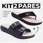 Kit Tamanco Sandália Feminino + Fivela Ortopédico Para Esporão e Facite Plantar
