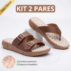 Kit Tamanco Sandália Feminino + Fivela Ortopédico Para Esporão e Facite Plantar