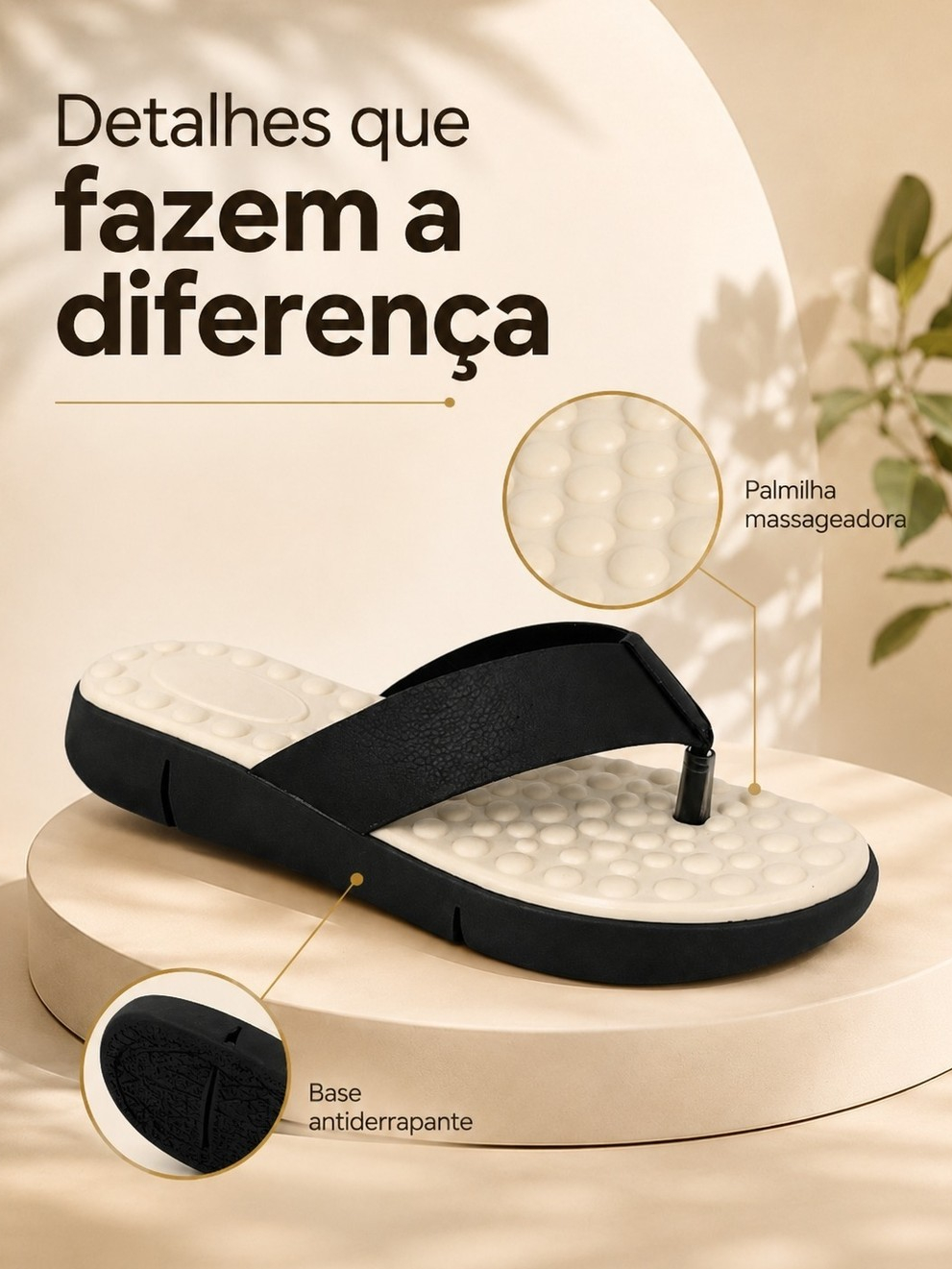 Kit Tamanco Sandália Feminino + Fivela Ortopédico Para Esporão e Facite Plantar