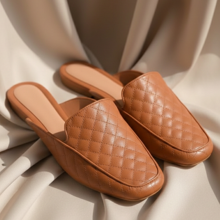 Sandália Feminina Sapatilha Ortopédica Salto Baixo Mule Confortável Elegante Casual - Promoção !