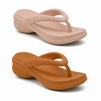 Kit 2 Pares Sandalia Ortopedica Original Esporao Fascite Plantar Tamanco Feminino Estilo Piccadilly