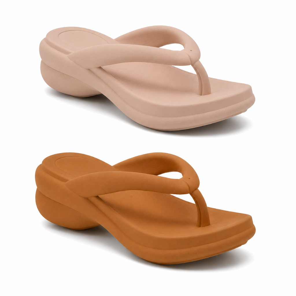 Kit 2 Pares Sandalia Ortopedica Original Esporao Fascite Plantar Tamanco Feminino Estilo Piccadilly