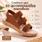 Sandalia Feminina Tamanco Ortopédico Para Esporão E Fascite Com Elásticos Palminha Massageadora