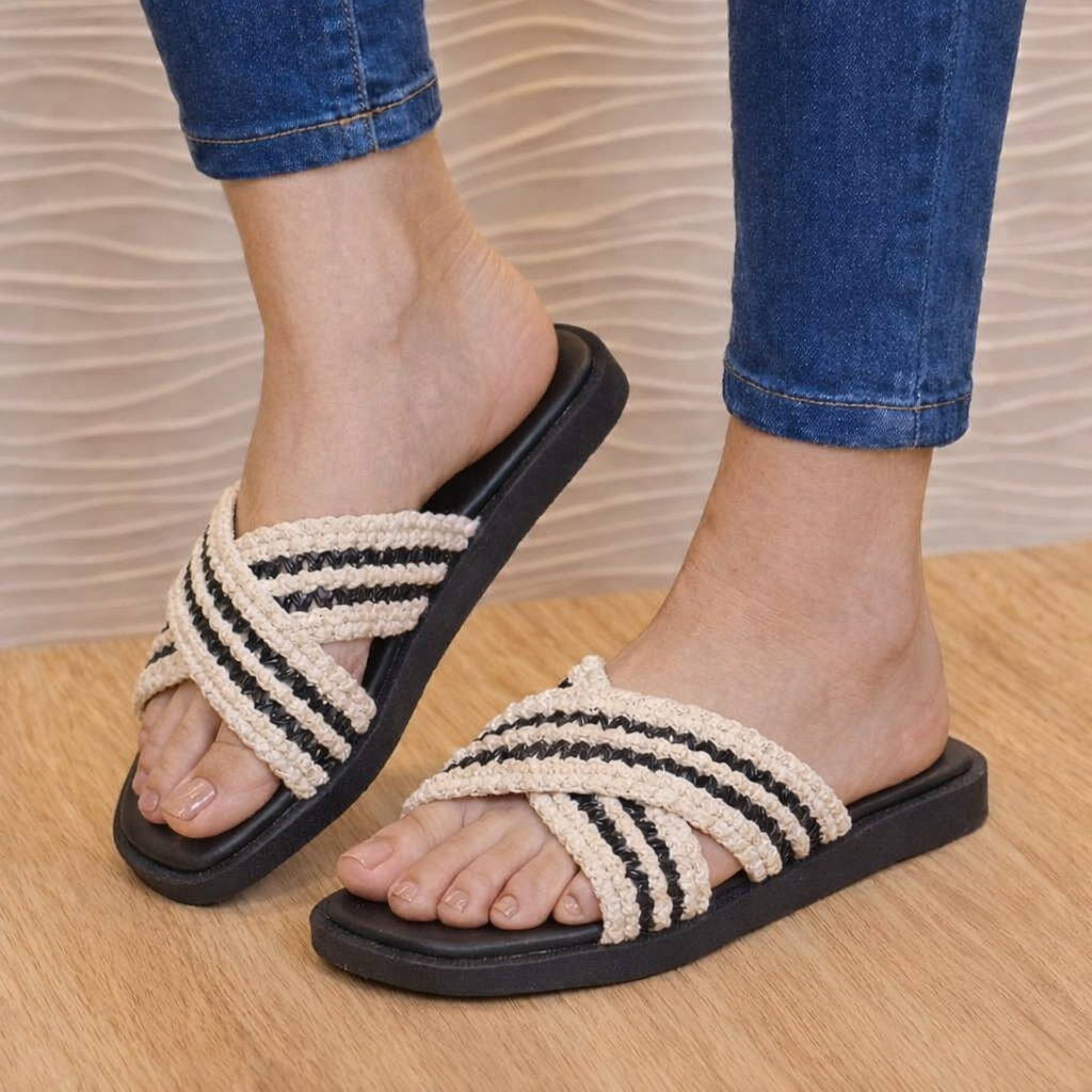 Sandalia Feminina Palmilha Confort Casual Moda Confortável