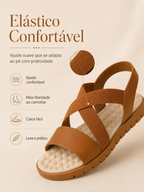 Sandália Feminina Papete Ortopédica Anatômica Massageadora Ultra Conforto Leve e Macia