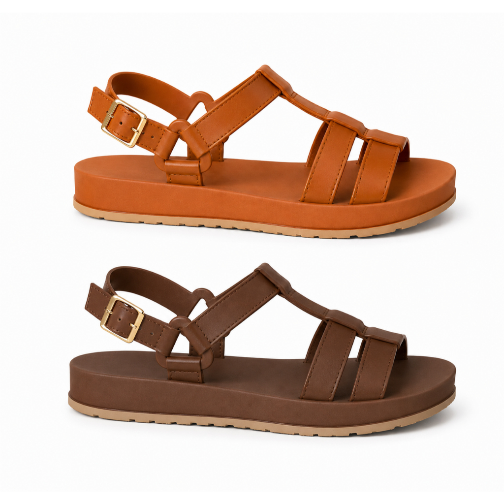 Kit 2 Pares Sandália Papete Feminina Estilosa Plataforma Tendência Casual Confortável Moda 2026