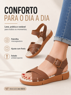 Tamanco Feminino Chinelo Ortopédico Anatômico Massageador Papete Plataforma Confort