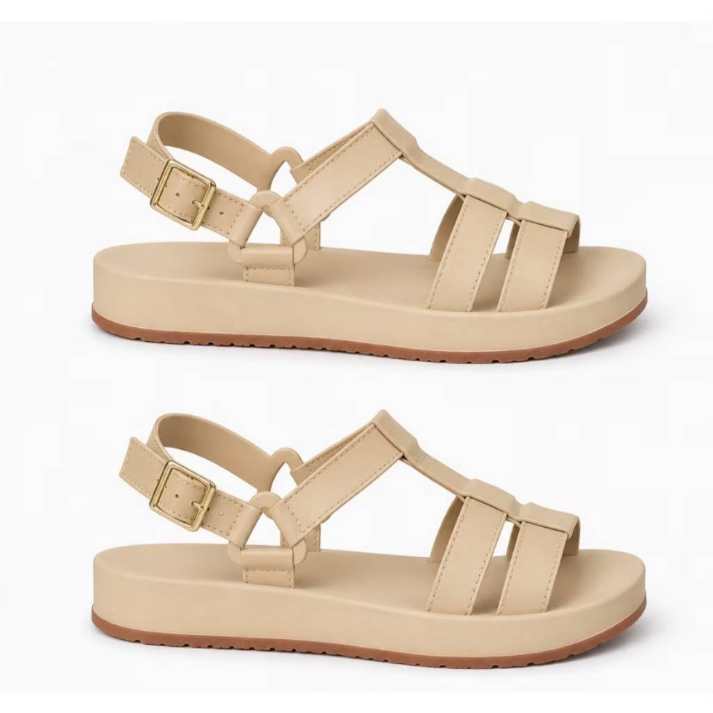 Kit 2 Pares Sandália Papete Feminina Estilosa Plataforma Tendência Casual Confortável Moda 2026