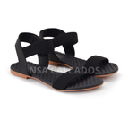 Sandalia Feminina Ortopedica Elastico Casual Macia Confortavel Promoção