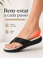 Sandália Para Esporão e Facite Plantar Palmilha Massageadora Muito Leve e Confortável