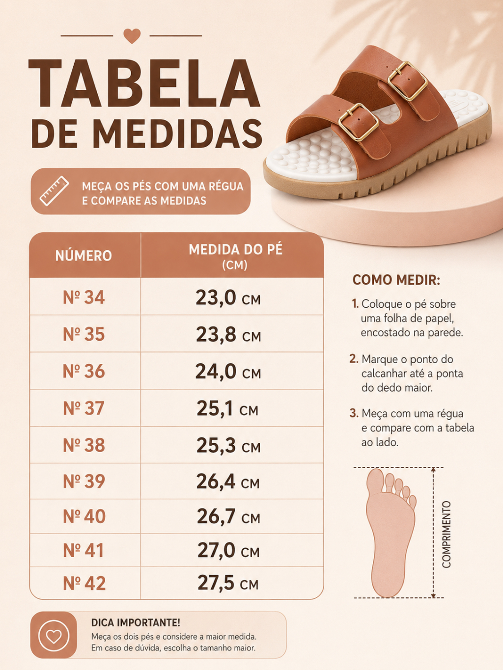 Chinelo Rasteira Feminino Ortopédico Anatômico Papete Plataforma Birk Macia Confort