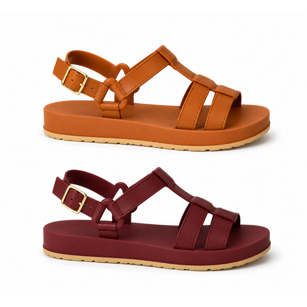 Kit 2 Pares Sandália Papete Feminina Estilosa Plataforma Tendência Casual Confortável Moda 2026