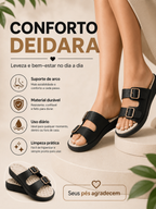 Kit Tamanco Sandália Feminino + Fivela Ortopédico Para Esporão e Facite Plantar