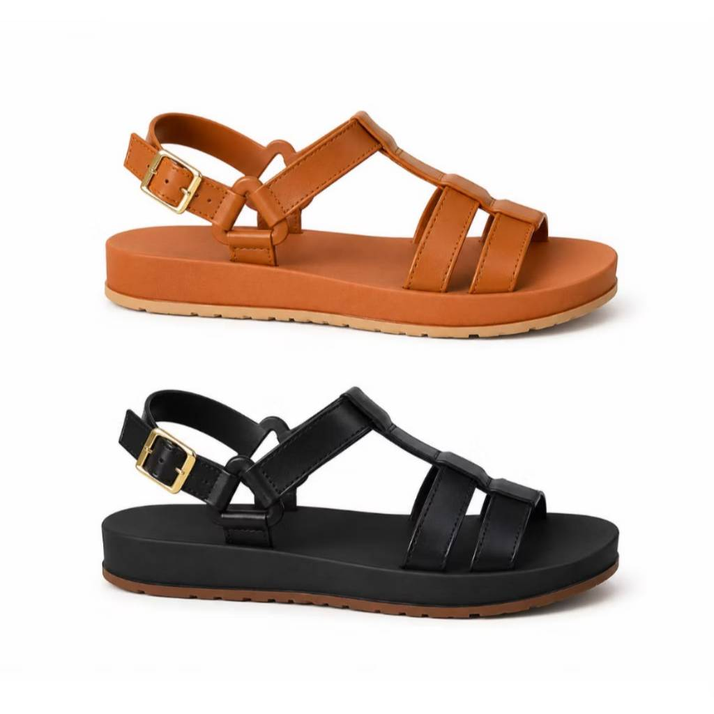 Kit 2 Pares Sandália Papete Feminina Estilosa Plataforma Tendência Casual Confortável Moda 2026
