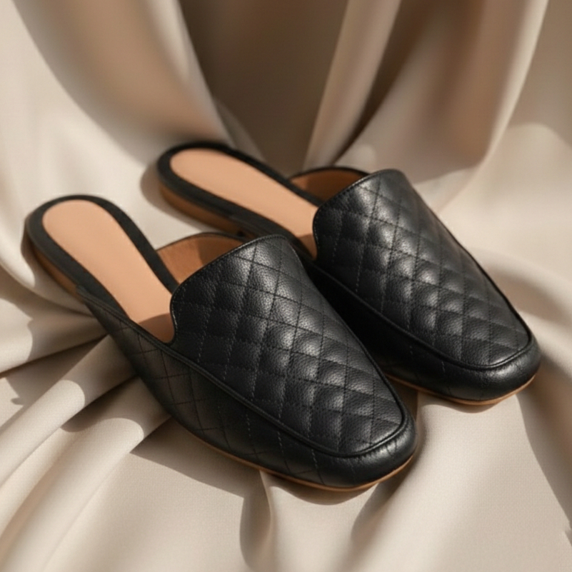 Sandália Feminina Sapatilha Ortopédica Salto Baixo Mule Confortável Elegante Casual - Promoção !