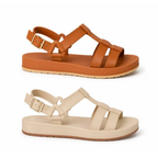 Kit 2 Pares Sandália Papete Feminina Estilosa Plataforma Tendência Casual Confortável Moda 2026