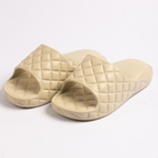 Chinelo Slide Feminino Matelassê Confortável Antiderrapante Moda Casual Dia a Dia